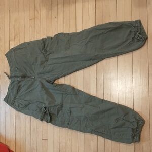 Green cargo pants
